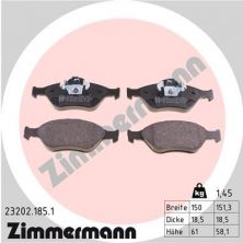 Zimmermann 23202.185.1 - Brzdové platničky -