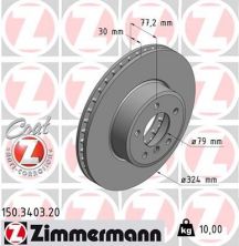 Zimmermann 150.3403.20 - Brzdový kotúč -