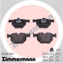 Zimmermann 23732.170.1 - Brzdové platničky -