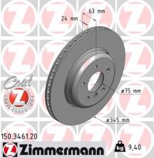 Zimmermann 150.3461.20 - Brzdový kotúč -