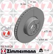 Zimmermann 150.3481.20 - Brzdový kotúč -