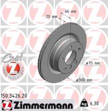 Zimmermann 150.3426.20 - Brzdový kotúč -