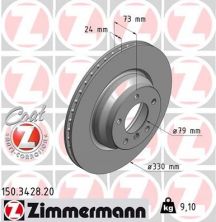 Zimmermann 150.3428.20 - Brzdový kotúč -