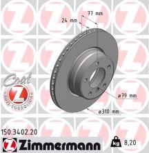 Zimmermann 150.3402.20 - Brzdový kotúč -