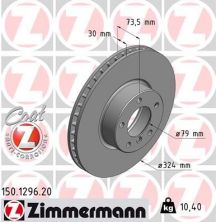 Zimmermann 150.1296.20 - Brzdový kotúč -