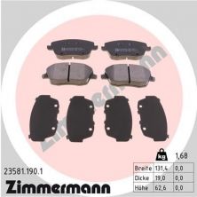 Zimmermann 23581.190.1 - Brzdové platničky -