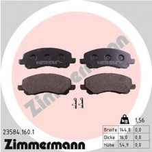 Zimmermann 23584.160.1 - Brzdové platničky -