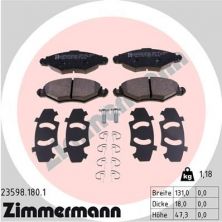 Zimmermann 23598.180.1 - Brzdové platničky -
