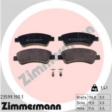 Zimmermann 23599.190.1 - Brzdové platničky -
