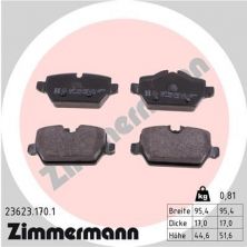 Zimmermann 23623.170.1 - Brzdové platničky -