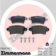 Zimmermann 23669.170.1 - Brzdové platničky -