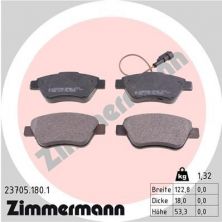 Zimmermann 23705.180.1 - Brzdové platničky -