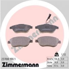Zimmermann 23708.190.1 - Brzdové platničky -