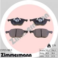 Zimmermann 23723.180.1 - Brzdové platničky -