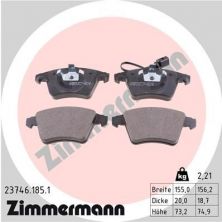 Zimmermann 23746.185.1 - Brzdové platničky -