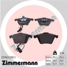 Zimmermann 23763.200.1 - Brzdové platničky -
