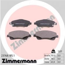Zimmermann 23768.185.1 - Brzdové platničky -
