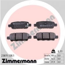 Zimmermann 23871.138.1 - Brzdové platničky -