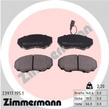 Zimmermann 23917.195.1 - Brzdové platničky -