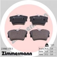 Zimmermann 23980.170.1 - Brzdové platničky -