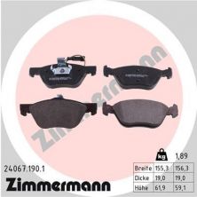 Zimmermann 24067.190.1 - Brzdové platničky -