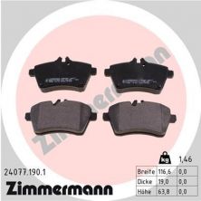 Zimmermann 24077.190.1 - Brzdové platničky -