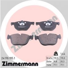 Zimmermann 24170.195.1 - Brzdové platničky -