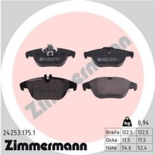 Zimmermann 24253.175.1 - Brzdové platničky -