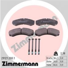 Zimmermann 29121.200.1 - Brzdové platničky -