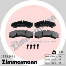 Zimmermann 29153.200.1 - Brzdové platničky -