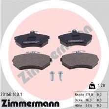Zimmermann 20168.160.1 - Brzdové platničky -
