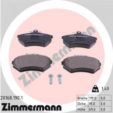 Zimmermann 20168.190.1 - Brzdové platničky -