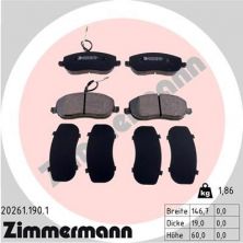 Zimmermann 20261.190.1 - Brzdové platničky -
