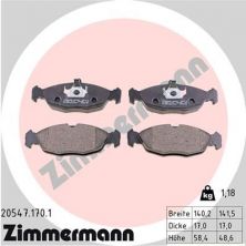 Zimmermann 20547.170.1 - Brzdové platničky -