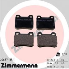 Zimmermann 20687.135.1 - Brzdové platničky -