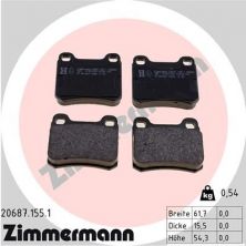 Zimmermann 20687.155.1 - Brzdové platničky -