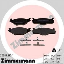 Zimmermann 20887.195.1 - Brzdové platničky -