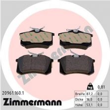 Zimmermann 20961.160.1 - Brzdové platničky -