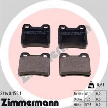 Zimmermann 21140.155.1 - Brzdové platničky -