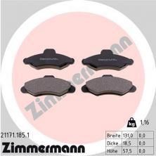 Zimmermann 21171.185.1 - Brzdové platničky -