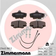 Zimmermann 21463.180.2 - Brzdové platničky -