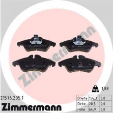 Zimmermann 21576.205.1 - Brzdové platničky -