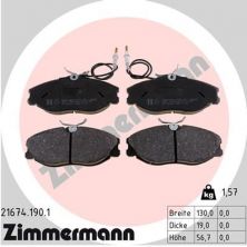 Zimmermann 21674.190.1 - Brzdové platničky -