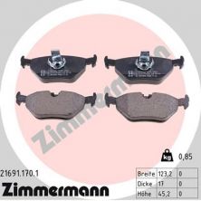 Zimmermann 21691.170.1 - Brzdové platničky -
