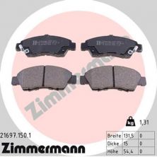 Zimmermann 21697.150.1 - Brzdové platničky -