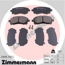 Zimmermann 21915.170.1 - Brzdové platničky -