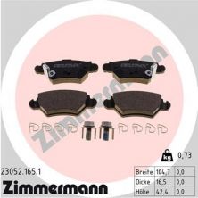 Zimmermann 23052.165.1 - Brzdové platničky -