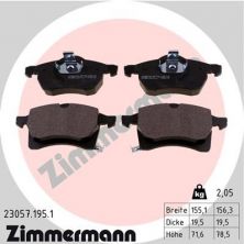 Zimmermann 23057.195.1 - Brzdové platničky -