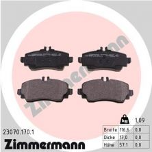 Zimmermann 23070.170.1 - Brzdové platničky -