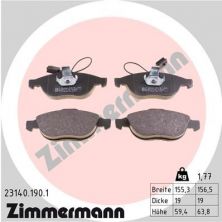 Zimmermann 23140.190.1 - Brzdové platničky -
